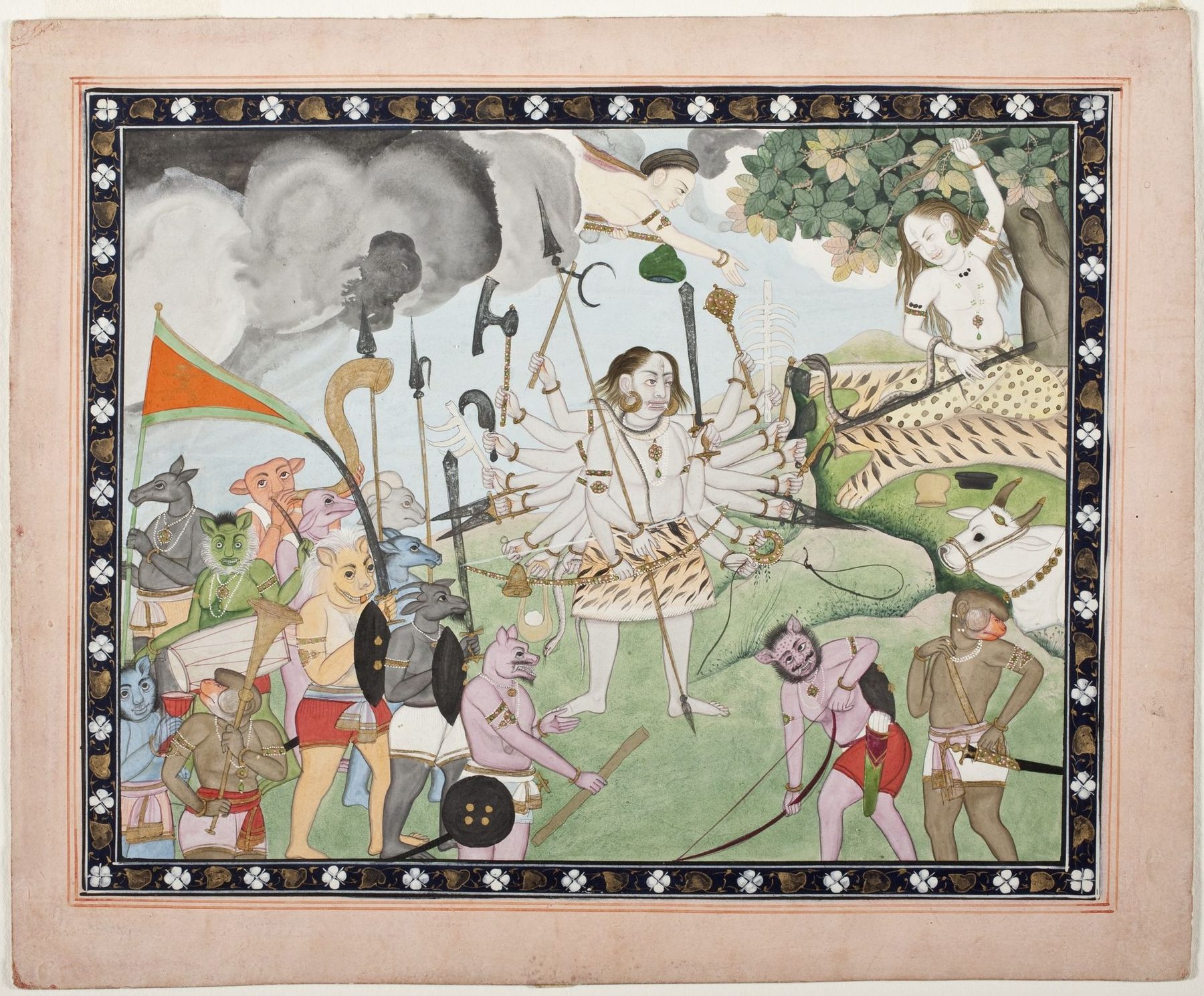 Ravana receives a boon from Shiva