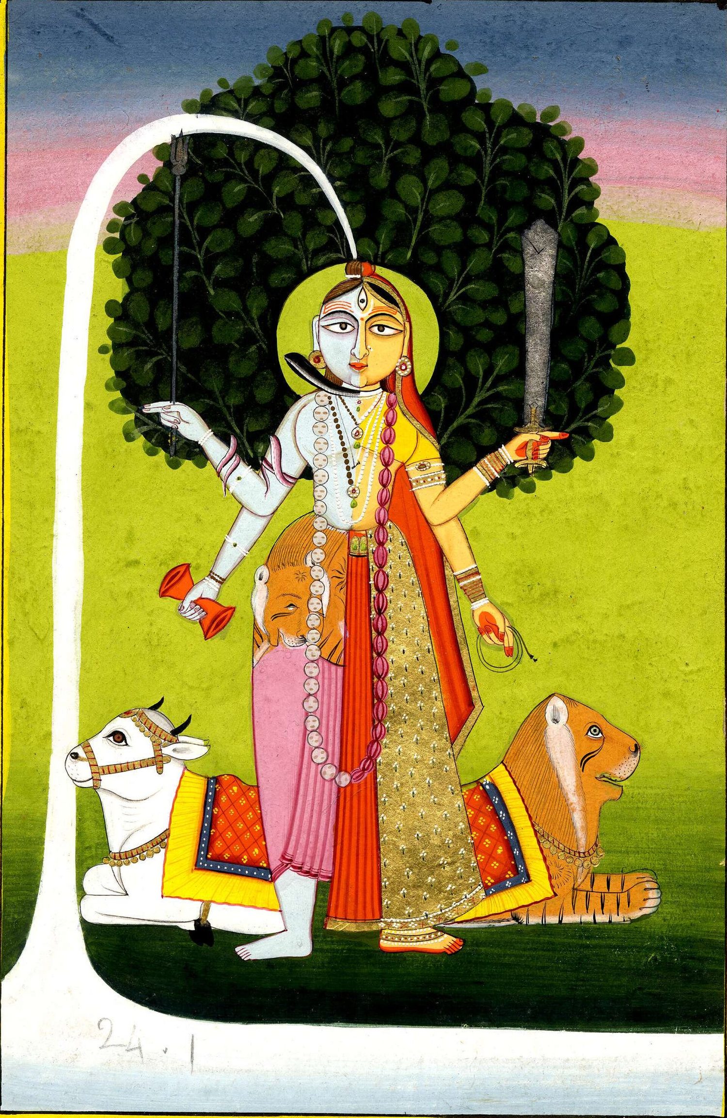 Ardhanarishvara, the lord who is half woman