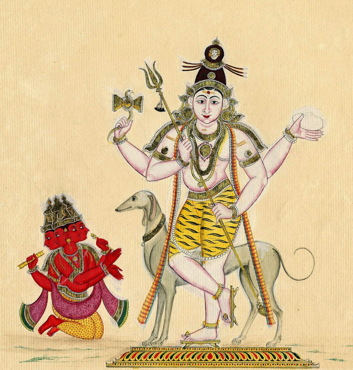 Bhairava, the fierce form born of Shiva’s anger