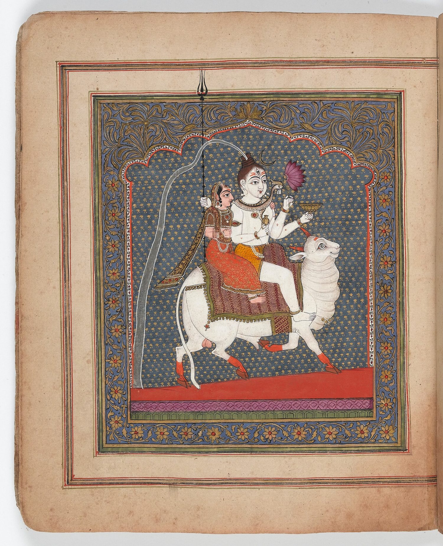 Shiva and Parvati on Nandi